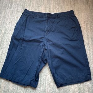 Calvin Klein Navy Cotton Chino Shorts